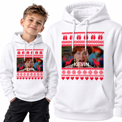 BLUZA Z KAPTUREM  ŚWIĄTECZNA KEVIN